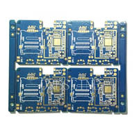 Blue Multilayer PCB Board Fabrication Isola FR408 / FR408HR