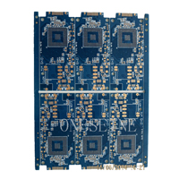 8 Layer BGA Boards Multilayer PCB With Blue Solder Mask
