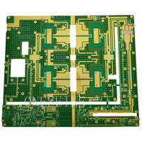 Rogers Board With Blind Hole In 0.79mm Hole In Pad Impedance Control Pcb Board Prototype